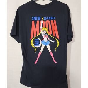 Sailor Moon men's graphic shirt yellow sweater Size Large